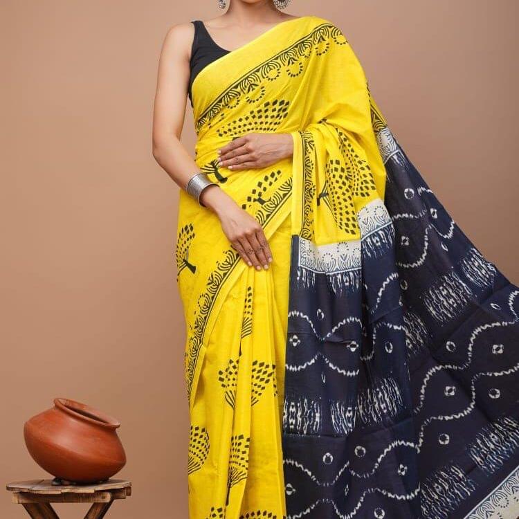 Rajasthani Mul cotton saree
