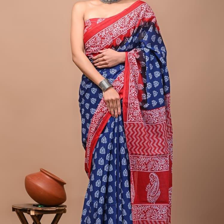 Rajasthani Mul cotton saree