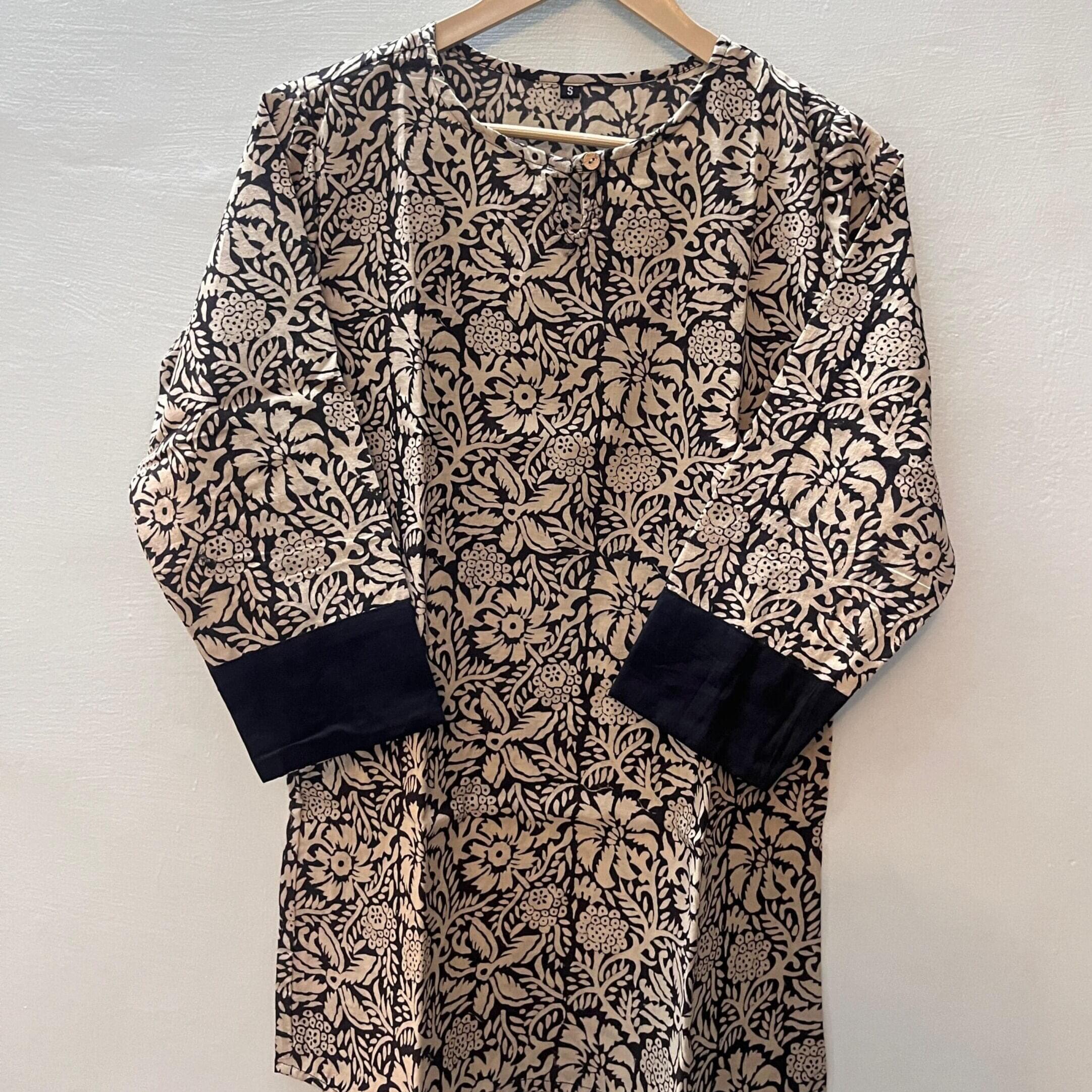 hand block printed cotton TOP