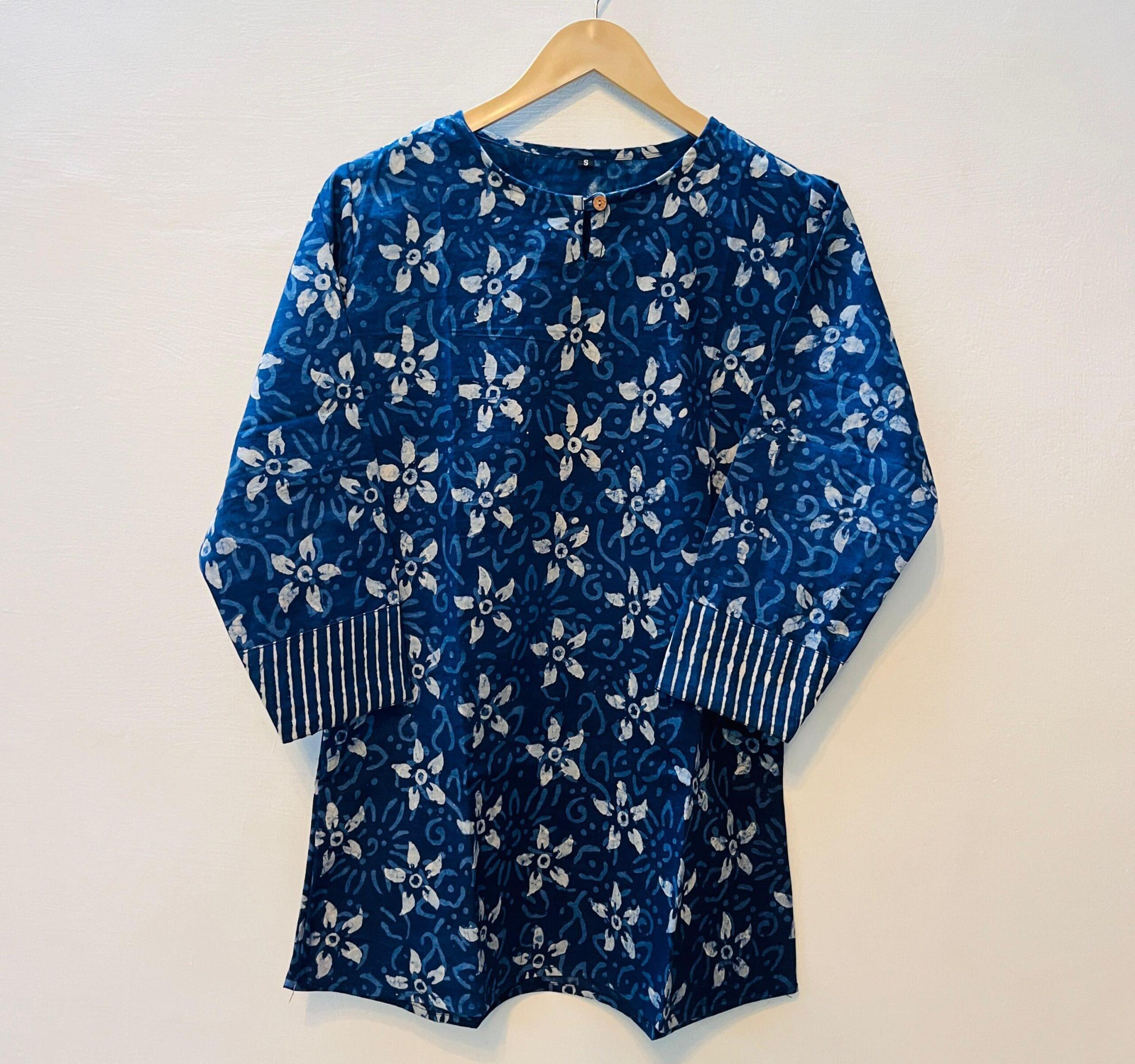 hand block printed cotton TOP