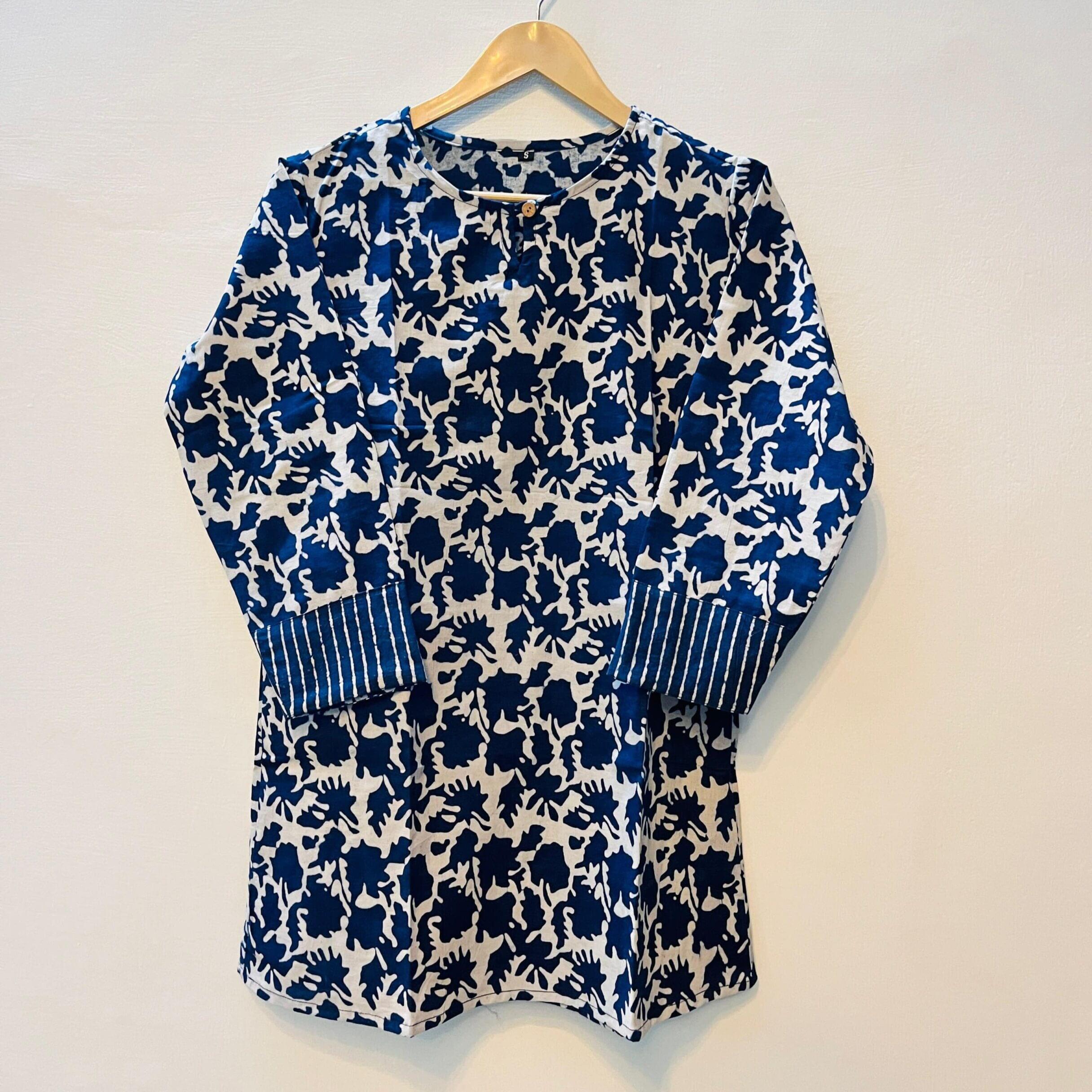 hand block printed cotton TOP