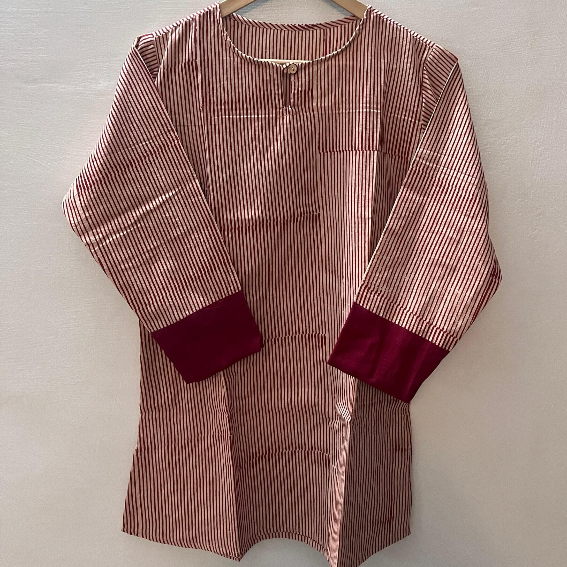 hand block printed cotton TOP