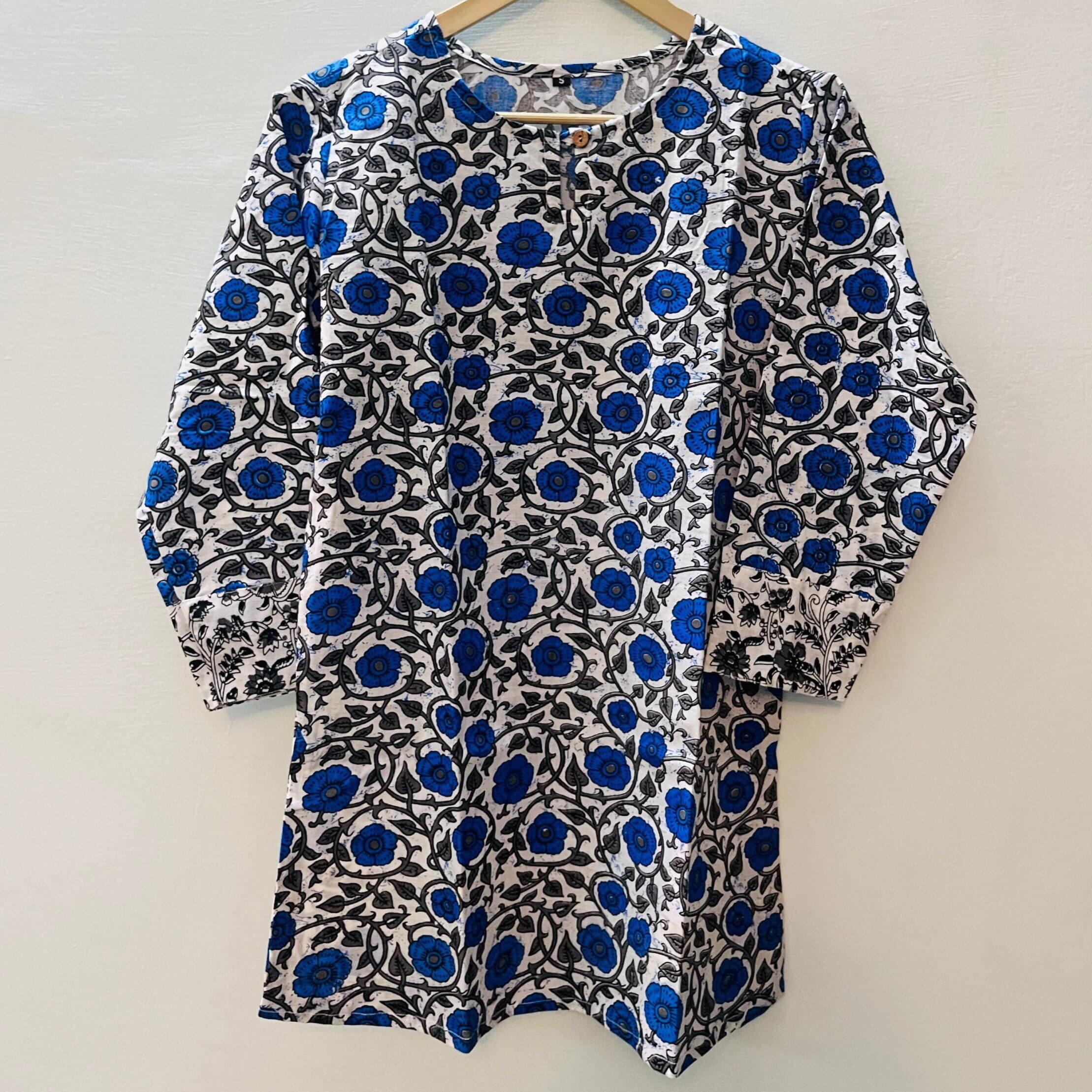 hand block printed cotton TOP