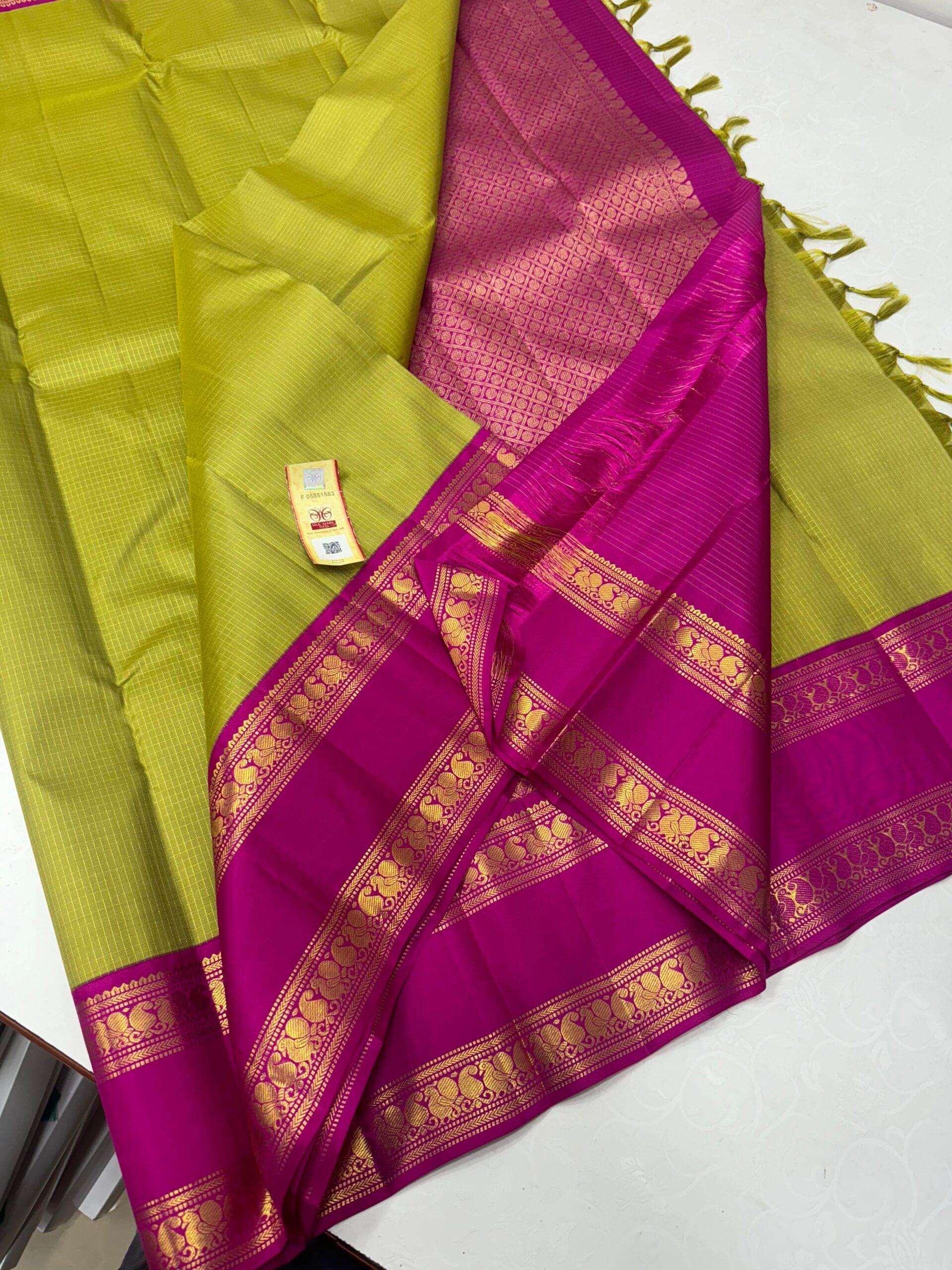 Pure Kanchipuram handloom silk - Image 2