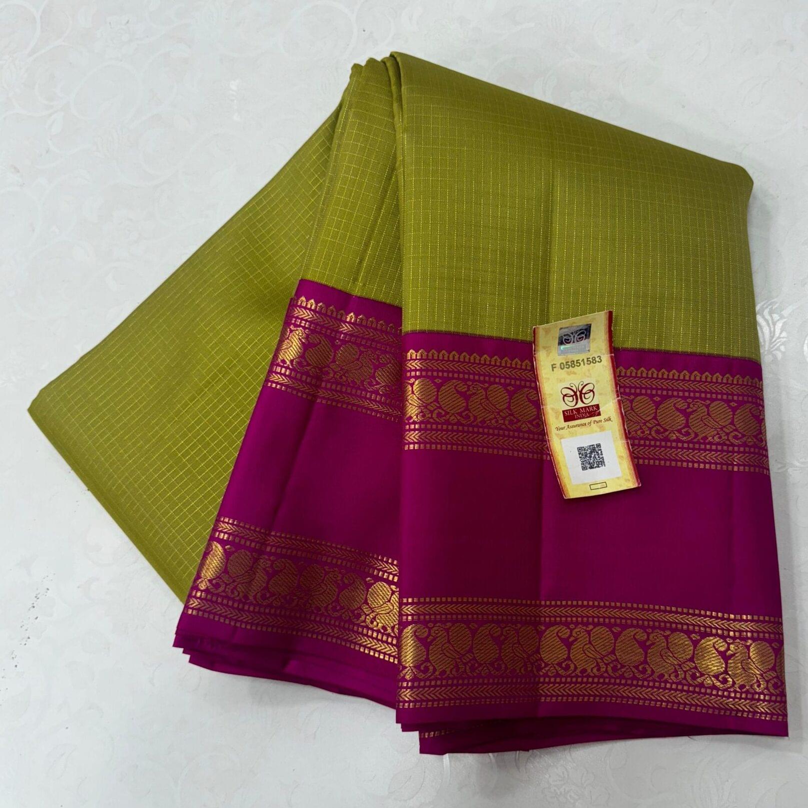 Pure Kanchipuram handloom silk